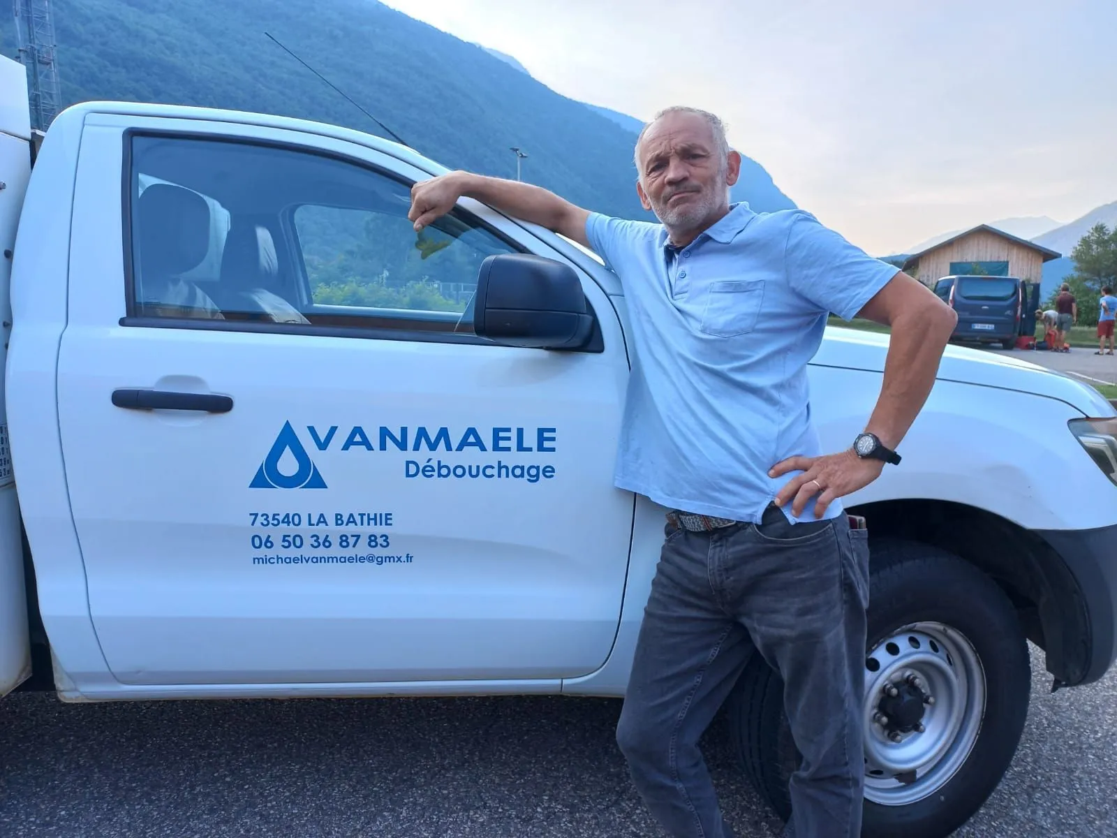 Pickup d'intervention Vanmaele Débouchage Albertville